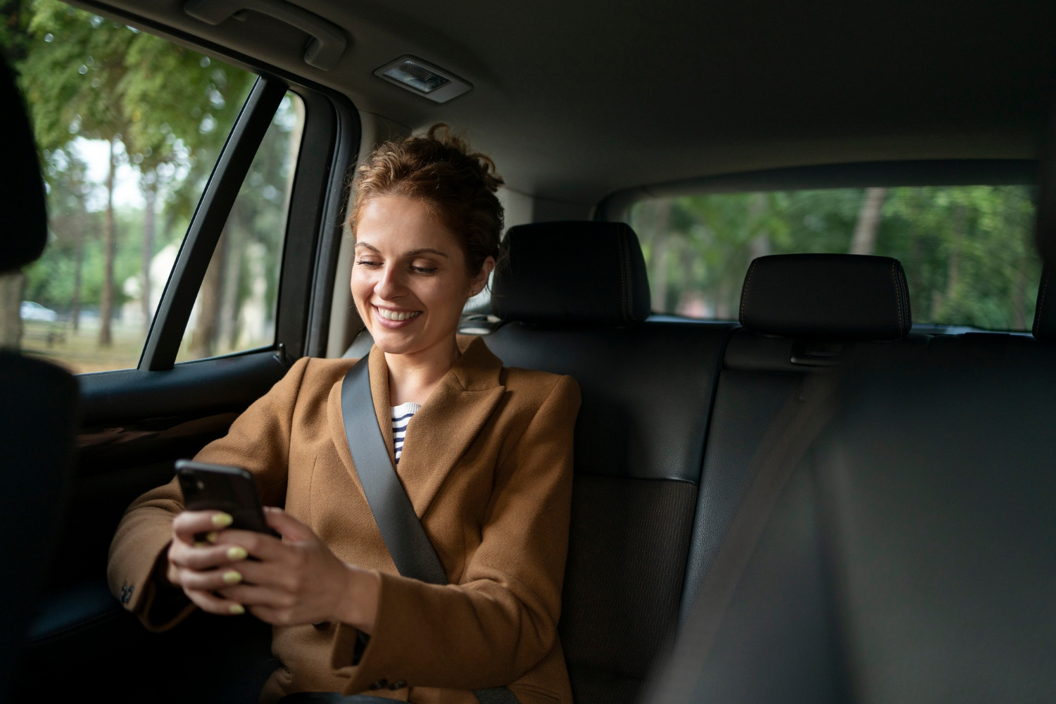 Fahrgast im Bled Taxi Transfer